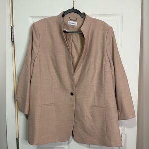 Calvin Klein Women's Beige Blazer